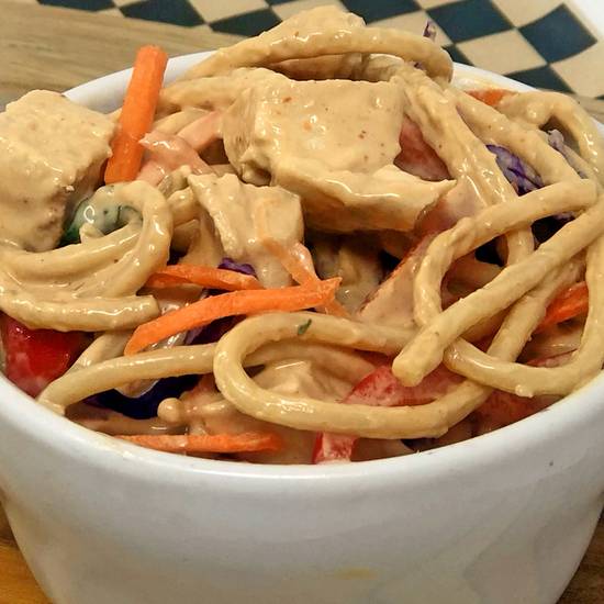 Order Thai Noodle w/ Chicken Salad food online from Little Lois Cafe store, Salem on bringmethat.com