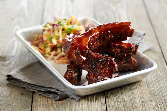 Order Root Beer Glazed Ribs food online from Bj Restaurant & Brewhouse store, Westminster on bringmethat.com