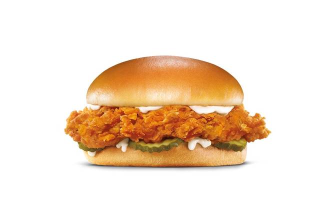 Order Hand-Breaded Chicken Sandwich food online from Hardee store, Chambersburg on bringmethat.com