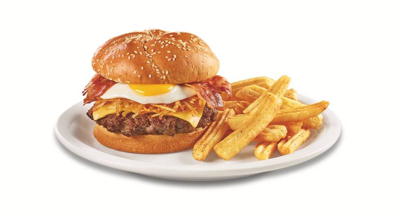 Order Slamburger™ food online from Denny's store, Harris County on bringmethat.com