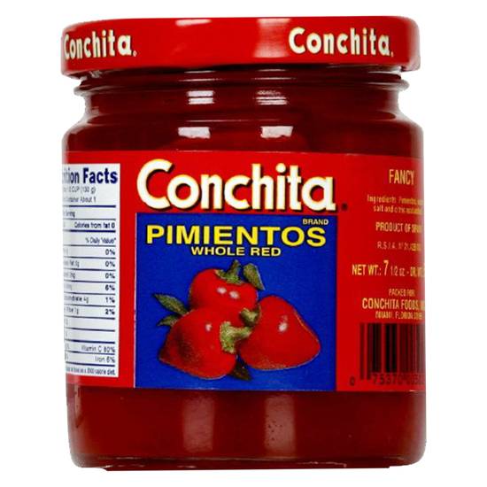 Order Conchita Pimentos Fancy Red 7.5oz food online from Everyday Needs by Gopuff store, Tampa on bringmethat.com