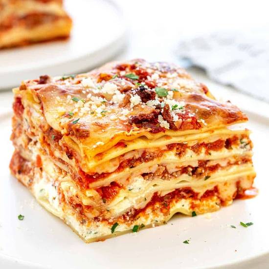 Order BEEF LASAGNA food online from Amore Pizzeria store, Clearwater on bringmethat.com