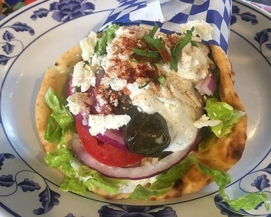 Order Dolma Gyros food online from Bus Stop Espresso & Gyros store, Seattle on bringmethat.com