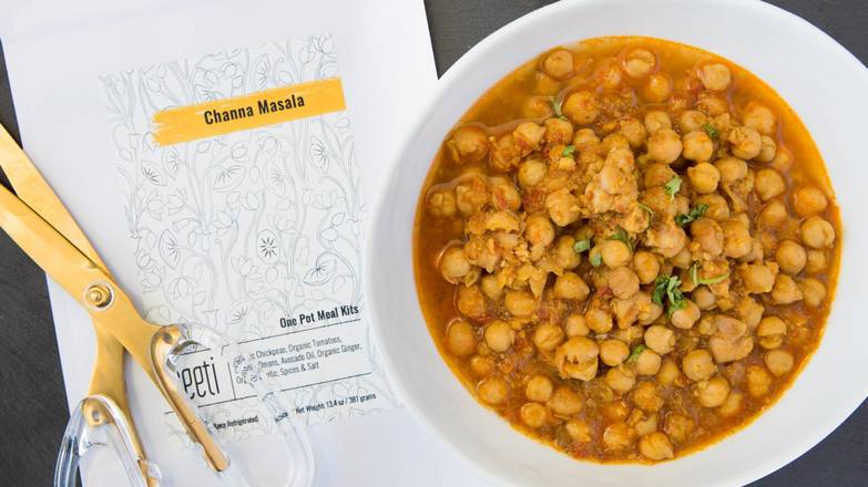 Order Channa Masala-Vegan Meal Kit food online from Seeti store, San Francisco on bringmethat.com