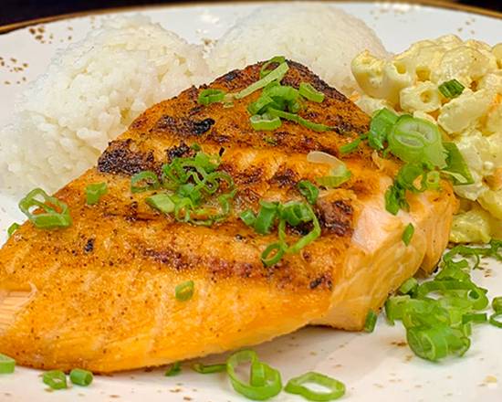 Order Grilled Salmon Plate food online from 9th Island Grill store, Henderson on bringmethat.com