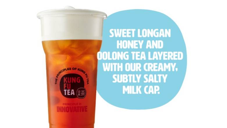 Order Honey Oolong Tea Cap food online from Kung Fu Tea store, Canton on bringmethat.com