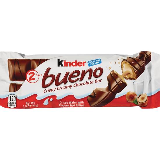 Order Kinder Bueno Milk Chocolate & Hazelnut Candy food online from Cvs store, DOVER on bringmethat.com