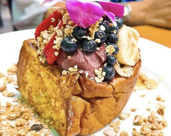 Order Honey Acai French Toast food online from Guieb Cafe store, Wahiawa on bringmethat.com