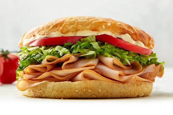 Order Smoked Turkey Breast Sandwich food online from Schlotzsky's store, McAllen on bringmethat.com