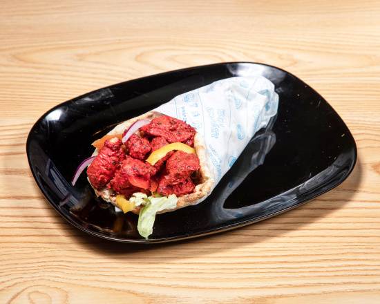 Cheese naan chicken tikka