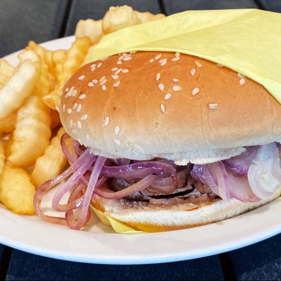 Order Turkey Burger food online from Vivian Millennium Cafe store, Studio City on bringmethat.com
