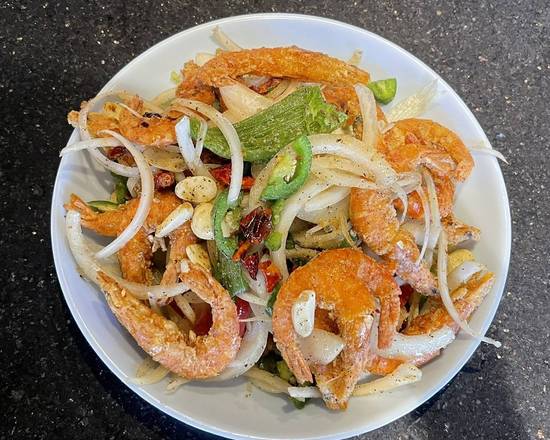 Order Spicy Salt Shrimp in Shell food online from House of joy store, La Crescenta on bringmethat.com