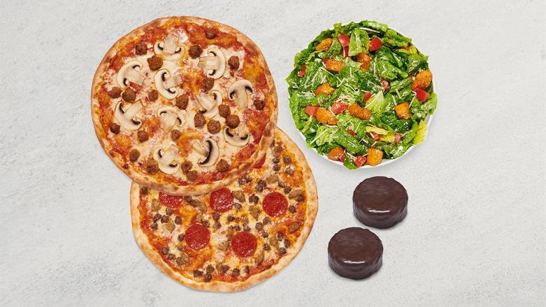 Order MOD Double: Pizza, Salad, Dessert food online from Mod Pizza store, Spring on bringmethat.com