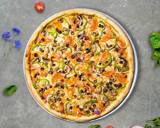 Order Veggie Pizza  food online from Late Cravings store, Brentwood on bringmethat.com