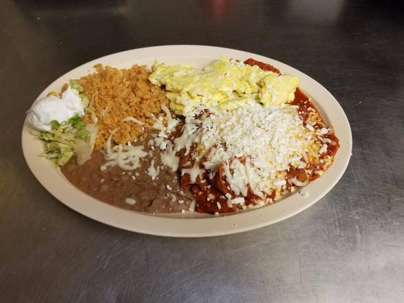 Order Chilaquiles food online from El Primo Mexican Restaurant #2 store, Joliet on bringmethat.com