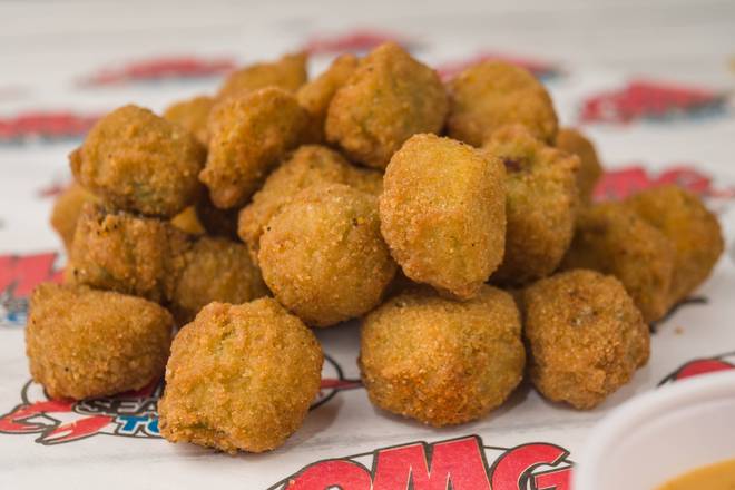 Order Fried Okra food online from Omg Seafood To Go store, Houston on bringmethat.com