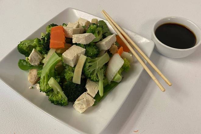 Order Tofu with Vegetable 蒸什菜豆腐 food online from Double Dragon 2 store, Louisville on bringmethat.com