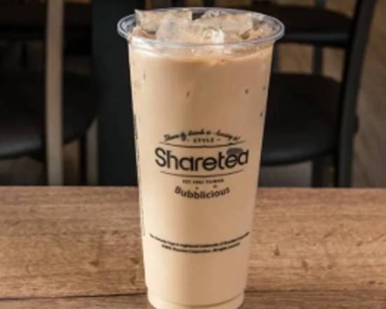 Order Honey Oolong Milk Tea food online from Sharetea store, Oklahoma City on bringmethat.com