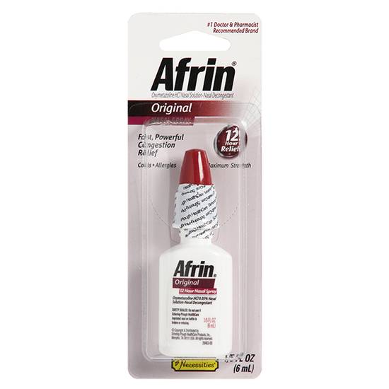 Order Afrin Nasal Spray 0.25oz food online from Casey store, Carter Lake on bringmethat.com