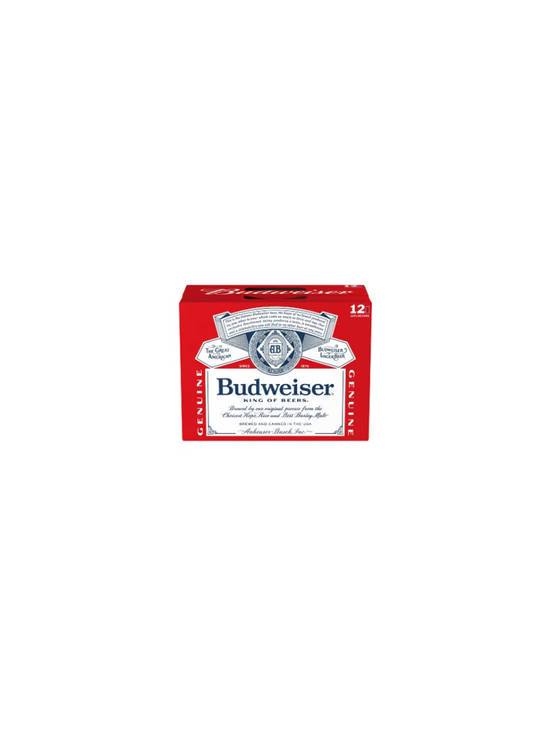 Order Bud 12pk 12 OZ can (4.2 % ABV) food online from Chevron Extramile store, W Sacramento on bringmethat.com