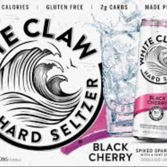 Order WHITE CLAW HARD SELTZER BLACK CHERRY  6PACK food online from The Village Store store, San Diego on bringmethat.com