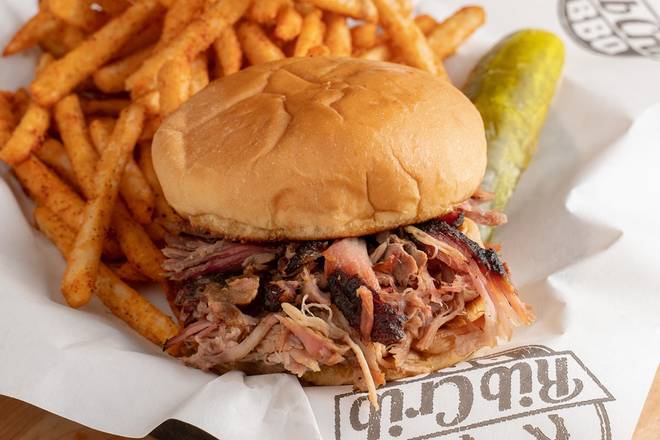 Order BBQ Sandwich food online from Rib Crib BBQ & Grill store, Joplin on bringmethat.com