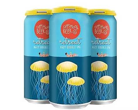 Order OffShoot Retreat Hazy Double IPA (8.6% ABV) food online from Silver Liquor Market store, Los Angeles on bringmethat.com