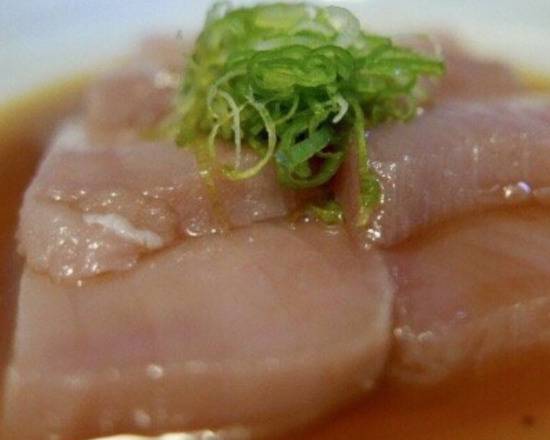 Order Albacore Ponzu Sashimi food online from Sushi Sasabune Express store, Los Angeles on bringmethat.com