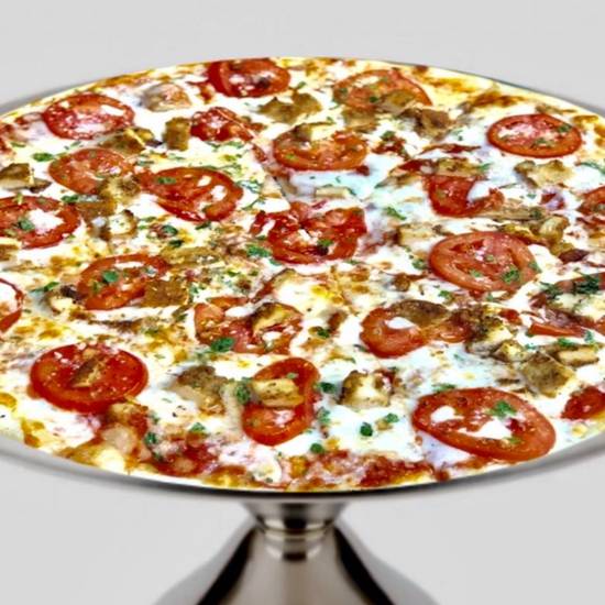 Order Fresh Tomato & Chicken Pizza food online from Nypd store, Ann Arbor on bringmethat.com