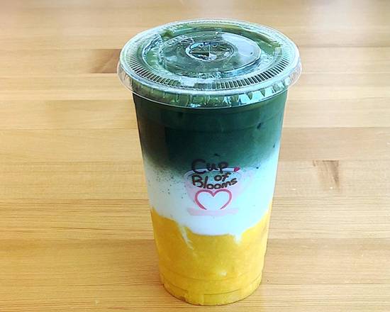 Order Fruity Matcha food online from Cup Of Blooms store, San Mateo on bringmethat.com
