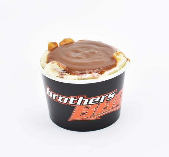 Order Mashed Potatoes with Gravy food online from Brothers BBQ store, Denver on bringmethat.com