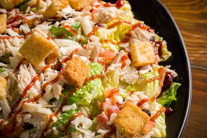 Order BBQ Chicken Chop Salad food online from The Rock Wood Fired Pizza store, Tacoma on bringmethat.com