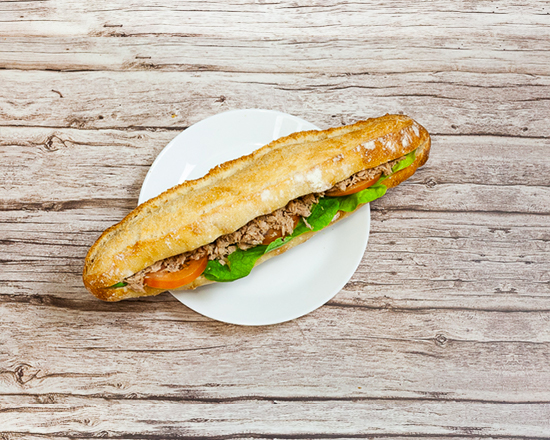 Sandwich crudité pain tradition