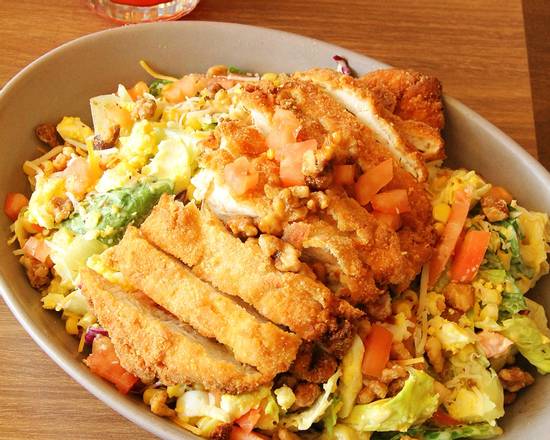 Order Southern Fried Chicken Salad food online from Hof Hut store, Torrance on bringmethat.com