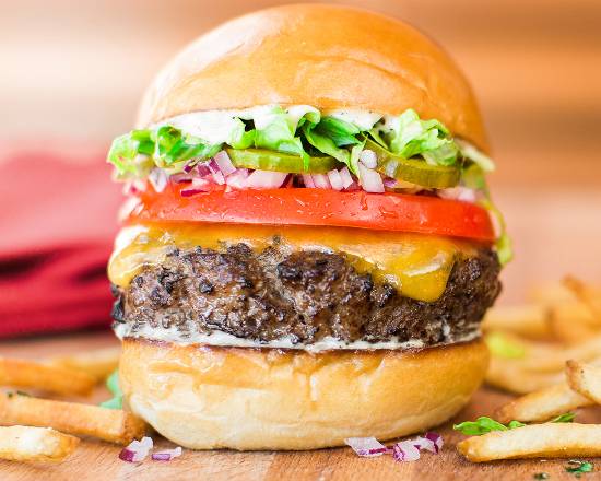 Order Classic Burger food online from Paul Martin American Grill store, Irvine on bringmethat.com