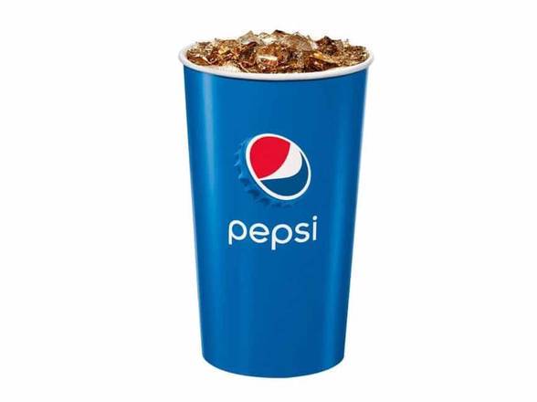 Order Pepsi 32oz  food online from Ben Soft Pretzels store, Warsaw on bringmethat.com
