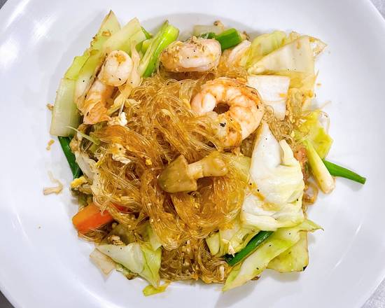 Order Pad Woon Sen food online from Baramee Thai Restaurant store, San Pedro on bringmethat.com
