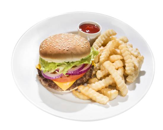Order Cheeseburger food online from L&L Hawaiian Bbq store, Chula Vista on bringmethat.com