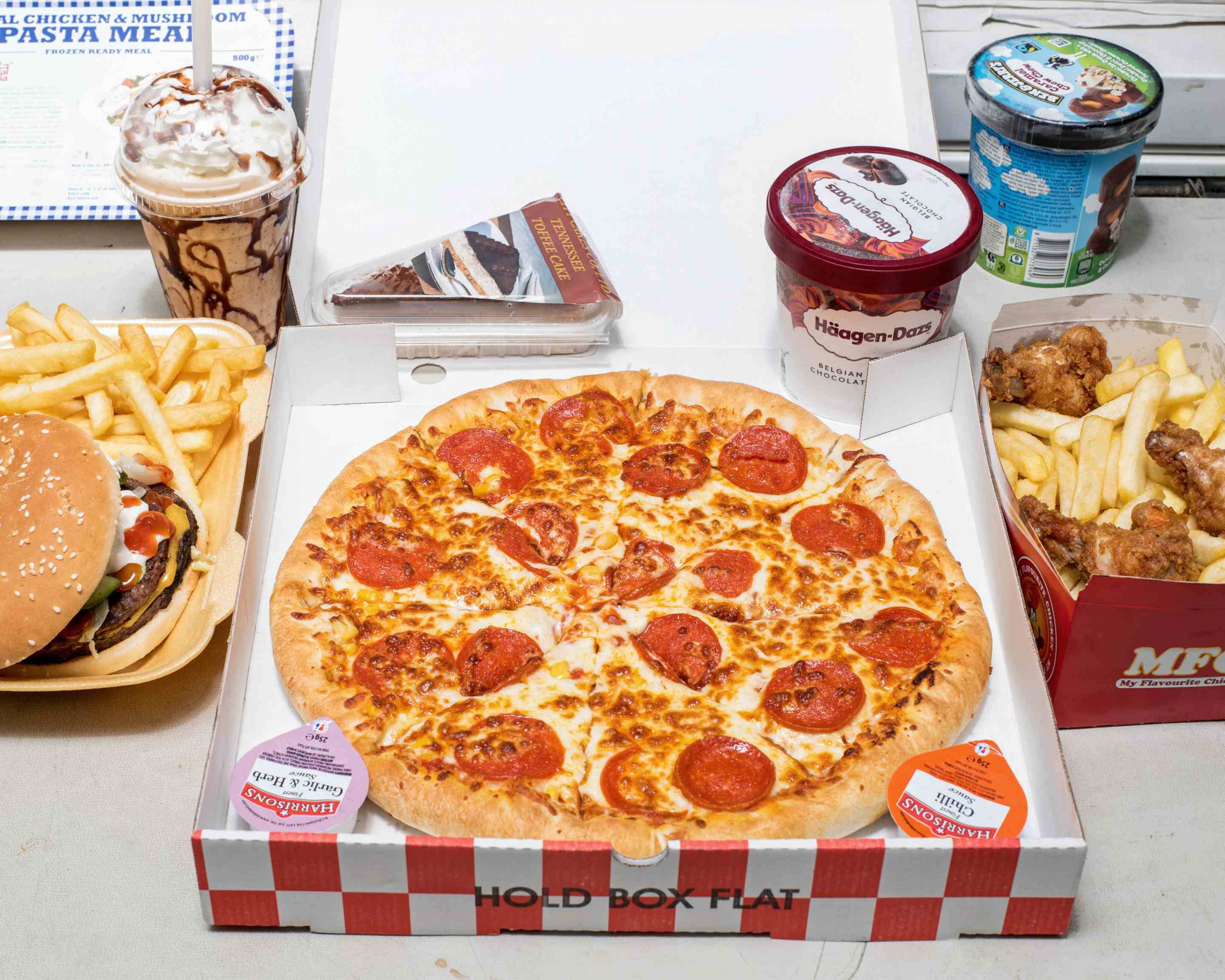 Farmhouse Pizza and Peri Peri Chicken Menu Takeaway in Sutton in