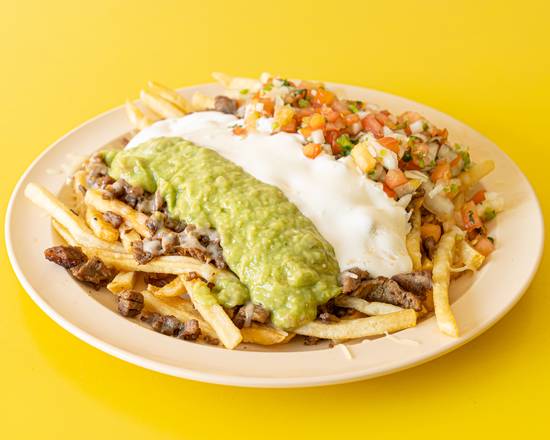 Order Asada Fries food online from Los Altos Taqueria store, Mountain View on bringmethat.com