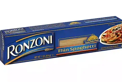 Order Ronzoni Thin Spaghetti 16 Oz food online from Fresko Market store, Miami on bringmethat.com