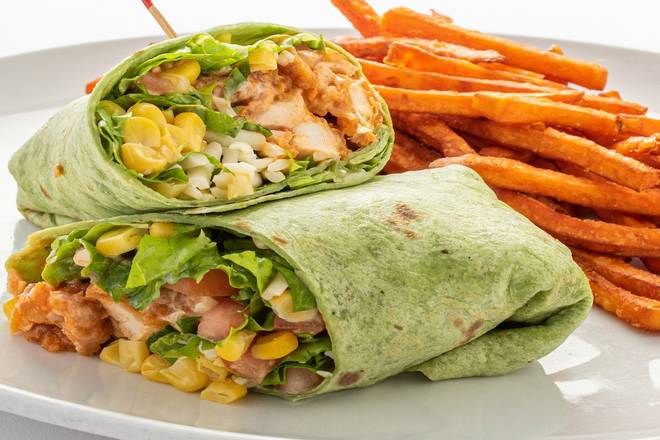 Order Buffalo Chicken Wrap food online from The Broken Yolk Cafe store, TEMECULA on bringmethat.com