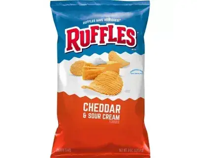 Order Ruffles - Cheddar & Sour cream XL food online from Circle K store, Simi Valley on bringmethat.com