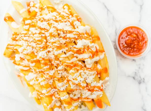 Order Greek Fries food online from Falafel Cart store, Sacramento on bringmethat.com