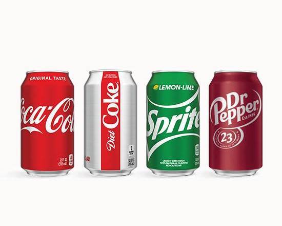 Order Canned Soda food online from Cowboy Chicken store, Mcallen on bringmethat.com
