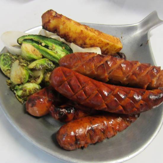 Order Assorted Sausage Plate food online from Kitchen Sooda store, Los Angeles on bringmethat.com