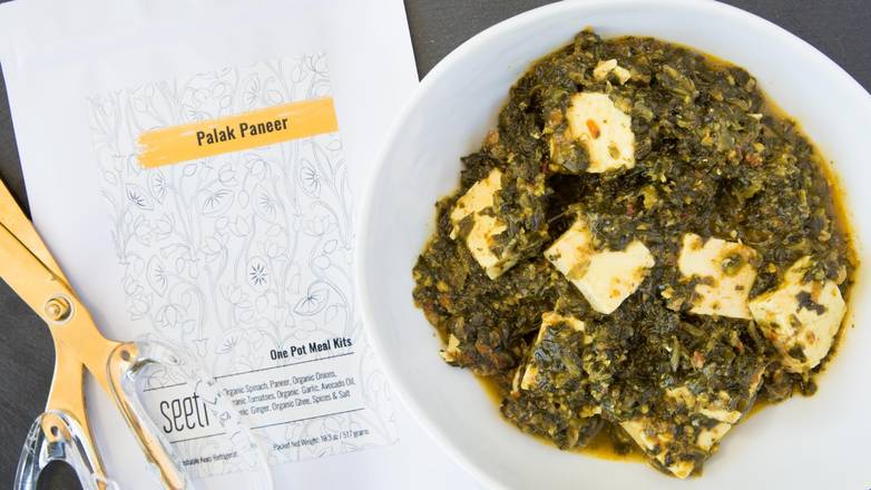 Order Spinach Palak Paneer Meal Kit food online from Seeti store, San Francisco on bringmethat.com