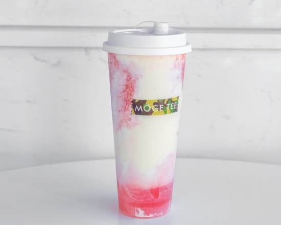 Order Strawberry Tea (700 ml) (24 oz) (芝士 / 满杯草莓
) food online from Möge Tee South Miami store, South Miami on bringmethat.com