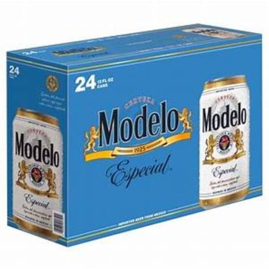 Order  MODELO ESPECIAL 24-12OZ CANS food online from Rocky Liquor store, Claremont on bringmethat.com