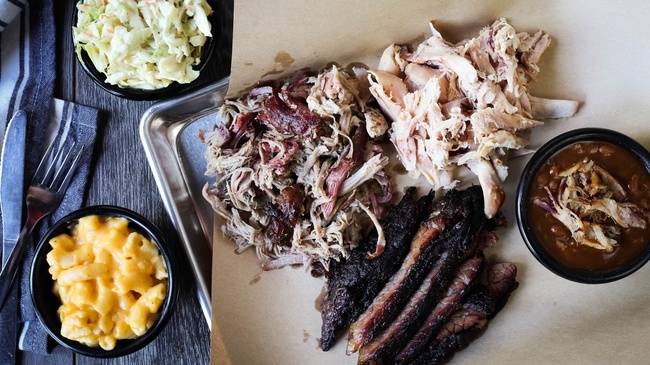 Order Ribs + Smoked Meat food online from Red Hot and Blue store, Fairfax on bringmethat.com